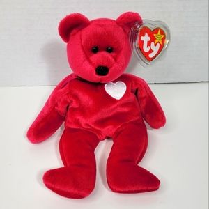 TY Beanie Baby Original Valentina Bear with Tags Excellent